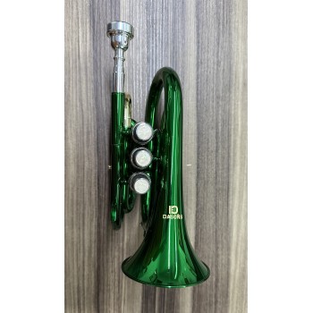 Trompete Pocket Dasons Verde e Laqueado